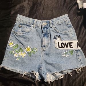 Topshop mom shorts